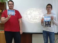 Илья Бойко и Дмитрий Рощупкин, учащиеся Турухаснкой средней школы